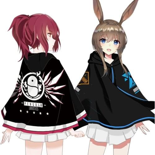 Arknights Amiya EXUSIAI cosplay cloak Anime Blanket Suitable for men and women capes Halloween cosplay costumes Two dimensions