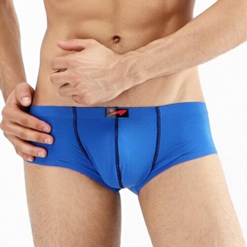 Sexy Underwear Men Boxers Shorts Modal U Convex Pouch Panties Man Breathable Low Waist Underpants Men Clothing S-L