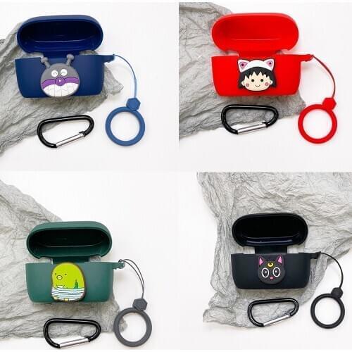 Cute Japanese Cartoon Cover for Jabra Elite 85T Case TWS Bluetooth Earphone Wireless Headphone Protective Case Headset Box Bag