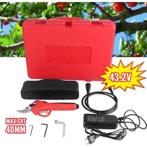 Lithium battery scissors ,40mm electric pruner, garden pruner, pruning shears