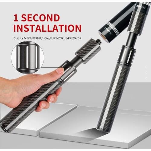 Billiards Extension Bumper Carbon Fiber Extendable Extension Billiard Accessories for Mezz Predator KONLLEN ZOKUE Jflowers Cue
