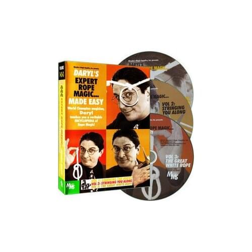 Expert Rope Magic Made Easy by Daryl vol.1-3 ， magic tricks