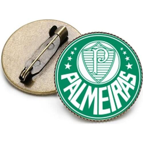 SE Palmeiras Brazil Football Socce Football Brooch Sport Team Brooch Jewelry for Kids Unisex Brooch Dropshipping