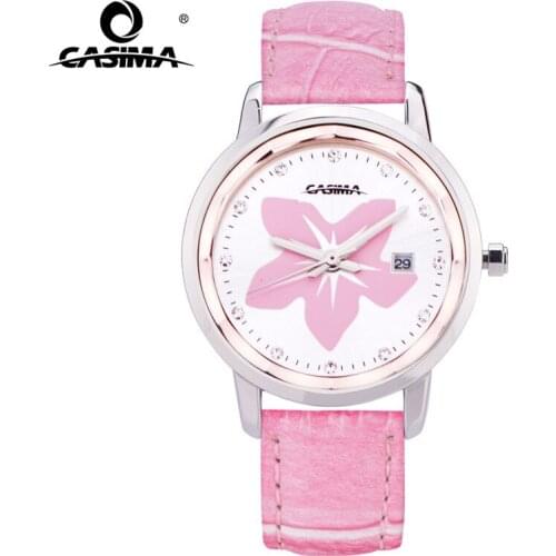 Women Casual Quartz Watch Luxury Brand Watches Wristwatch Beauty Ladies Watch Calendar Display Waterproof 50m CASIMA #3002
