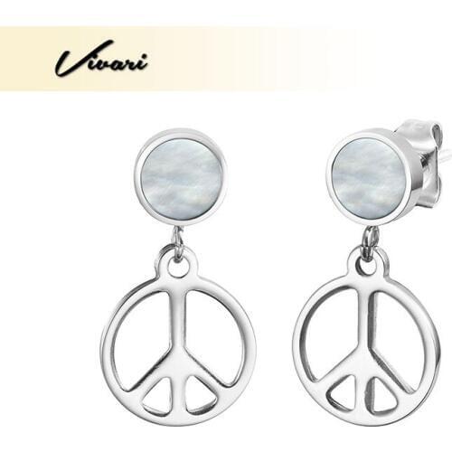 Vivari Trendy Fashion Earrings Silver Plated For Women Girl Jewelry Accessories Jewelry Findings Stainess Steel New