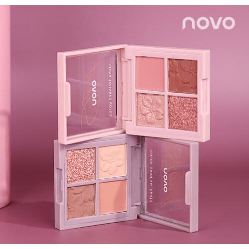 1pcs Makeup 4 Colors Eye Shadow Glitter Matte Pearlescent Eyeshadow Palette Long-lasting Eyeshadow Cosmetic Makeup TSLM1