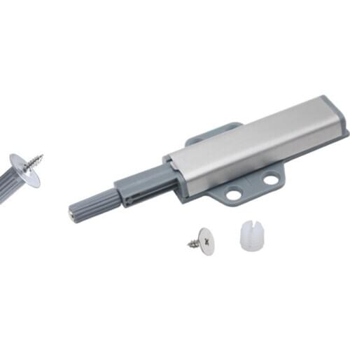 10pcs/Lot Good Quality Press to Open Touch Damper Bumper Stainless Steel Cabinet Door Stopper Buffer Catches