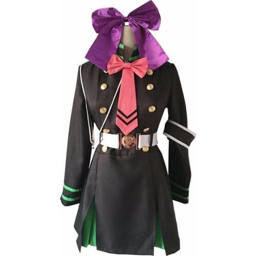 2018 Seraph of the End Owari no Serafu Shinoa Hiragi Cosplay Costume Shinoa Hiragi Cosplay Halloween Costume
