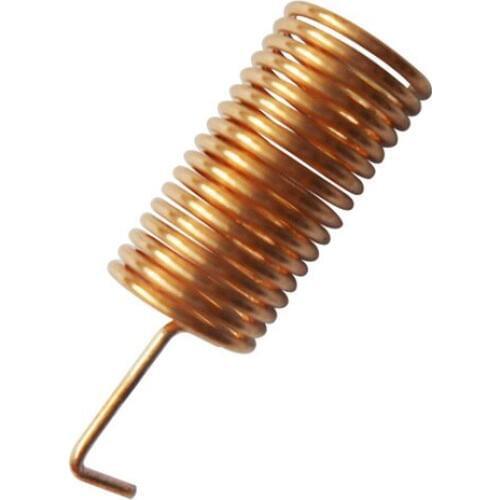 5pcs/lot SW433-TH10 433MHz 11.3mm Copper Spring Antennas