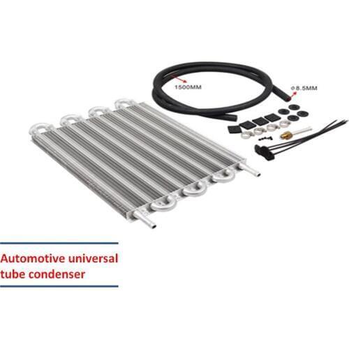 8 Rows Of High Quality T-6061 Aluminum Oil Cooler, Automotive Universal Air Conditioning Condenser Kit
