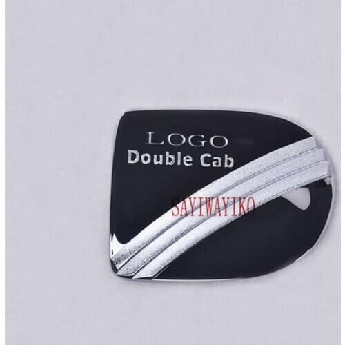 ABS Chrome Car Refitting Exterior Oil Fuel Tank Gas Cap Cover Trim Sticker FOR Navara d40 2007-2013 Car-styling Accessories