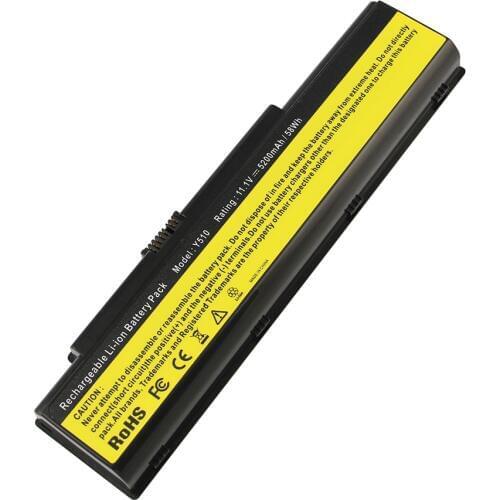 5200mAh for Lenovo Laptop battery IdeaPad Y710 Y730 Y530 Y510 3000 Y500 7761 7758 3000 Y510a Series