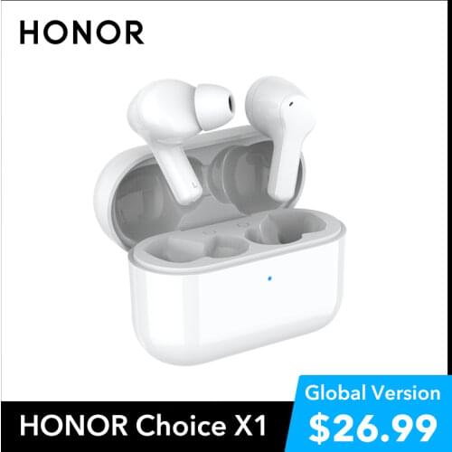 Original Honor Choice True Wireless Earbuds Earphone Stereo Honor X1 Bluetooth 5.0 Waterproof Dual-mic Noise Cancellation