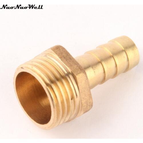 G 1/2'' Male Thread To 10mm Barbed Pagoda Joint Pure Brass Straight Connector New Material Solid Garden Irrigation Accessories