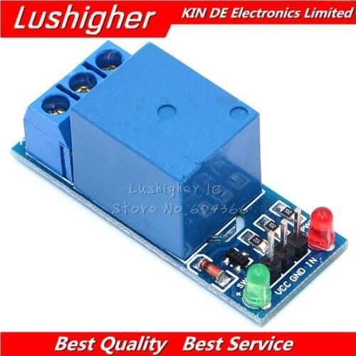 5pcs One 1 Channel 5V Relay Module Interface Board Shield Low Level For SCM Household Appliance Control New