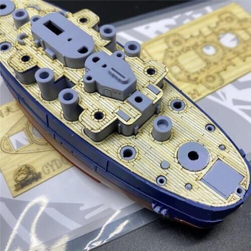Ship Model Upgrade Cruiser Wooden Deck Kit for Cleveland Cruiser Q Edition for Meng WB-007 Ship Accessories