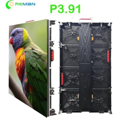 P3.91 P4.81 outdoor rental LED display screen concert indoor LED cabinet for stage, meeting, wedding