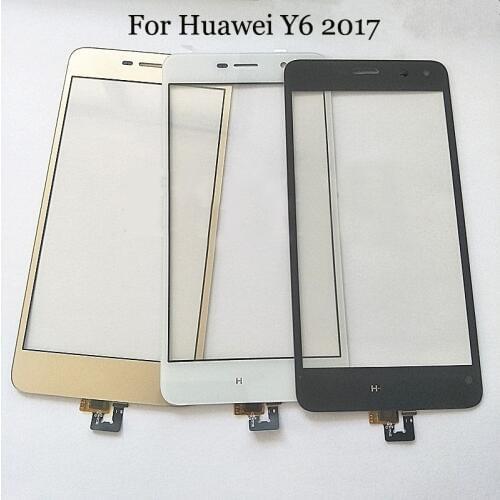 For Huawei Y6 2017 touch panel LCD Digitizer For Huawei Y 6 2017 Y62017 Touch Screen Glass touchpanel with flex cable