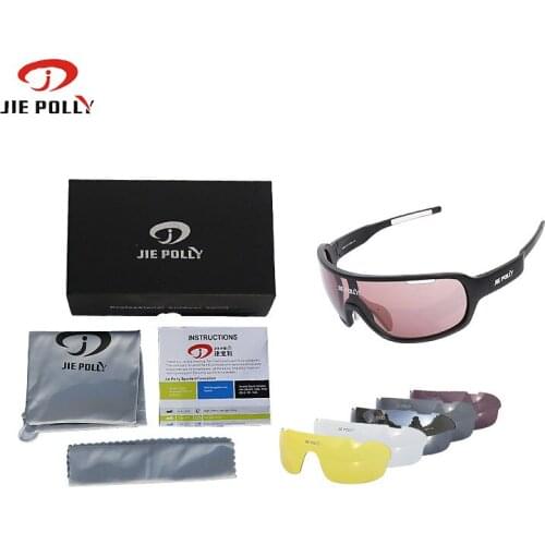 JIEPOLLY Cycling Glasses MTB Road Bike Polarized Sunglasses UV400 Protection Ultra-light Unisex Eyewear Sport Equipment Goggles