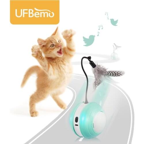 Smart Cat Toy Bird Sound Mode USB Charging Running Training Supplies Products Toy for Cats Kitten Kitty