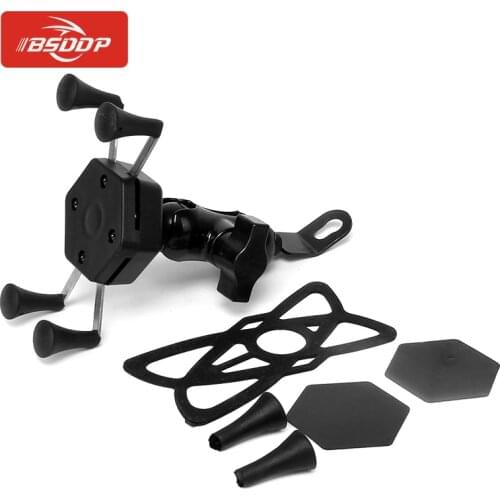 BSDDP Bicycle Phone Holder For iPhone Samsung Motorcycle Mobile Cellphone Holder Bike Handlebar Clip Stand GPS Mount Brack
