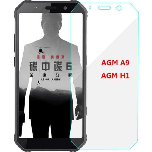 For AGM A9 Tempered Glass AGM A9 Glass For AGM A 9 A9 Screen Protector HD Protective 0.33mm Glass AGM H1 Mobile Phone Film