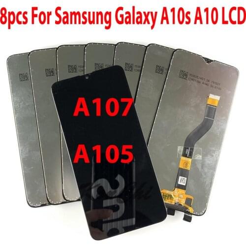 8 Pieces/lot 6.2'' AMOLED For Samsung Galaxy A10s A107F Display LCD Assembly Screen Touch For Samsung A107 A107M LCD A10 A105