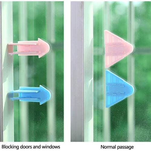 1 Pcs Baby Anti-falling Safety Door Lock Sliding Door Window Wardrobe Stopper Safety Protection Window Stopper