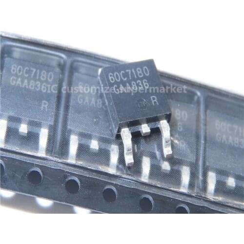 10PCS/LOT NWE 60C7180 IPD60R180C7TO-252 650V 45A SMD Transistor