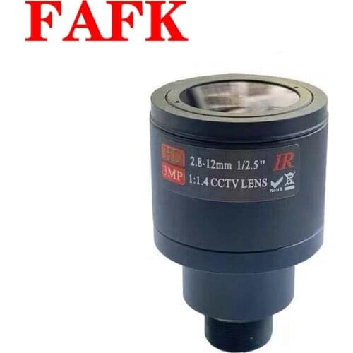 3MP M12 interface 2.8-12mm 6-22MM Manual zoom lens Monitor IP analog AHD camera footage