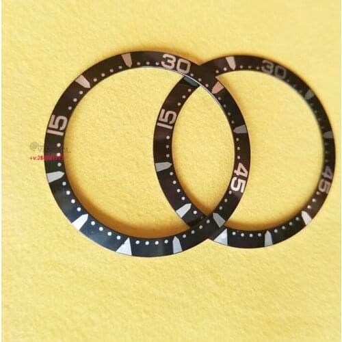 The aluminum watch ring indicates that the scale ring is suitable for the 39/41mm diameter of Longines Concas diving