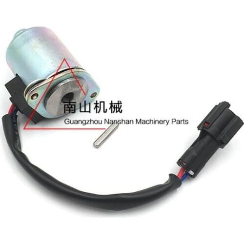 Free shipping Hitachi EX55/60 Rotary solenoid valve, Safety Lock Rotary Solenoid Valve, battery valve, excavator accessories