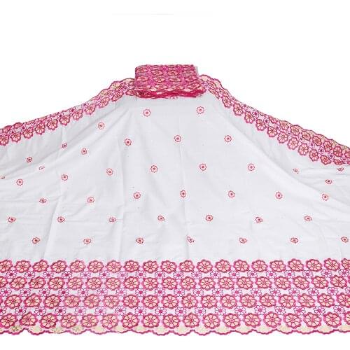 Brode Autriche Coton 2021 New Dubai Atiku Fabric For Sewing Clothing High Quality Telas Algodon Party Materials 5+2 yards/lot