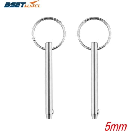 2PCS 5mm Marine Grade 316 Stainless Steel Quick Release Ball Pin for Boat Bimini Top Deck Hinge Marine hardware Boat
