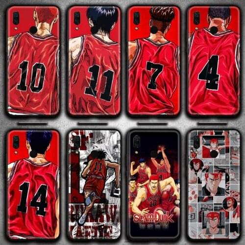 Anime Comic Slam Dunk Sakuragi Kaede Rukawa Phone Case Huawei Y6P Y8S Y8P Y5II Y5 Y6 2019 P Smart Prime Pro