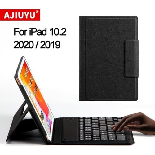 Keyboard Cover For New iPad 10.2 Case 2020 2019 iPad8 8th 7th Generation iPad7 Case With Keyboard Unibody Protective Cover Cases