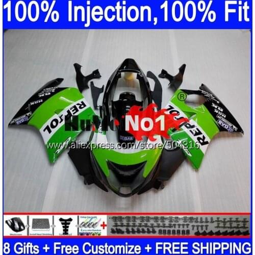 Blackbird For HONDA CBR 1100 XX CBR1100XX 92MC.78 CBR1100XX 1996 1997 1998 1999 2000 2001 96 97 98 99 00 01Black green Fairing