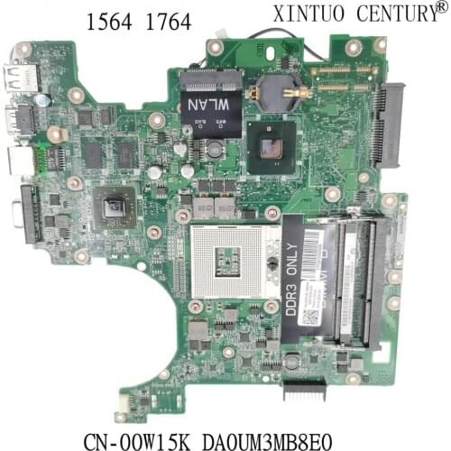 CN-00W15K 00W15K 0W15K High quality For DELL 1764 Laptop motherboard DA0UM3MB8E0 HM55 PGA989 DDR3 100% Tested Fast Ship