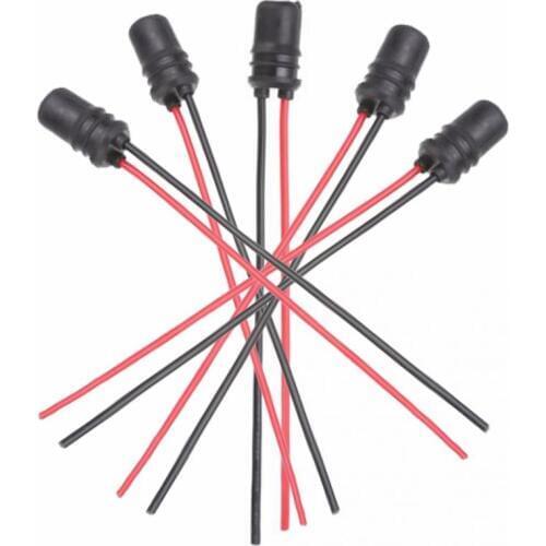 5pcs/lot T10 Holder For Motorcycle/Car/Truck/Boat T10 5W Instrument Light Bulb Socket Lamp Holder Adapter Base Connector