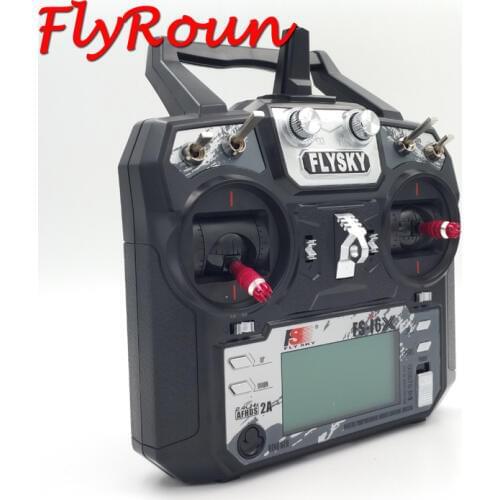 FLYSKY FS-i6X FS i6X 10CH 2.4GHz AFHDS 2A RC Transmitter With X6B iA6B A8S iA10B iA6 Receiver for RC FPV Racing Drone Retailbox