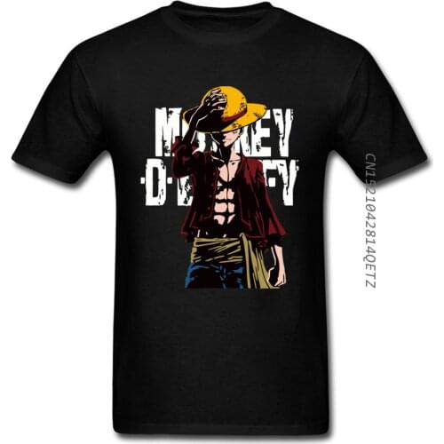 Cute Unicorn One Piece Luffy T Shirt Casual Tshirt Homme O Neck Streetwear Man T-Shirt Boys Clothes Anime Top Tees