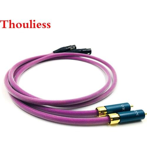 Thouliess Pair HIFI Ortfon 2RCA Male to 2XLR Female Cable XLR Balanced Reference Interconnect Audio Cable with XLO HTP1 Cable