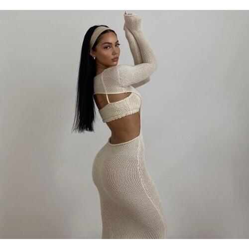 HKML Women's Knitted Skirts