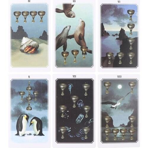 Anima Mundi Tarot Deck 78 Card Occult Divination Cards Major and Minor Arcana Game Gilt Origin Deck with Guide Book Nature Deck