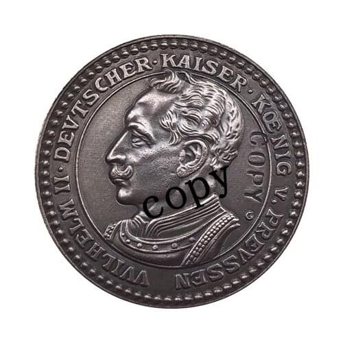 German 1913 2 Mark coin copy 28MM