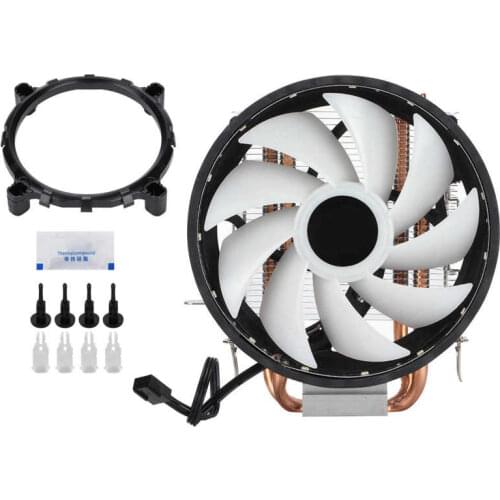 CPU Cooler Double Tower Efficient Mute Double Heat Conduction Single Fan LED Radiator for AMD CPU