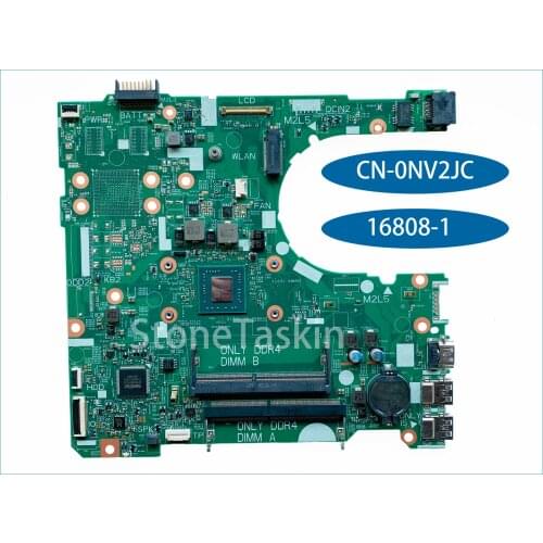 Best Value CN-0NV2JC for DELL Inspiron 15 3565 14 3465 Laptop Motherboard 16808-1 A6-9200 DDR4 100% Tested