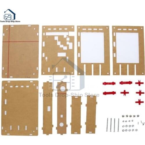 DSO138 Mini Digital Oscilloscope DIY Kit SMD Parts Pre-soldered Electronic Learning Set Transparent Case