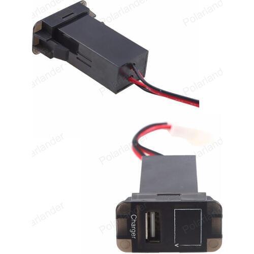 Car Modification Parts Voltmeter for S/UZUKI adapter cell phone 2.1A 5V USB charger