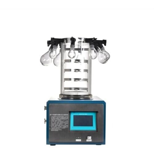 Small Vacuum Freeze Drying Machine Vertical Lyophilizer Freeze Dryer Equipment Use For Fruit And Vegetables